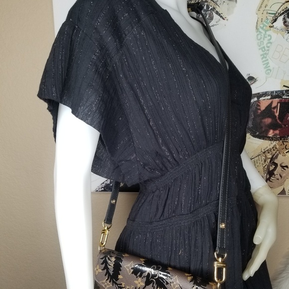 NEW LOUIS VUITTON NEO NOE BLACK NOIR LEATHER STRAP - Picture 8 of 8